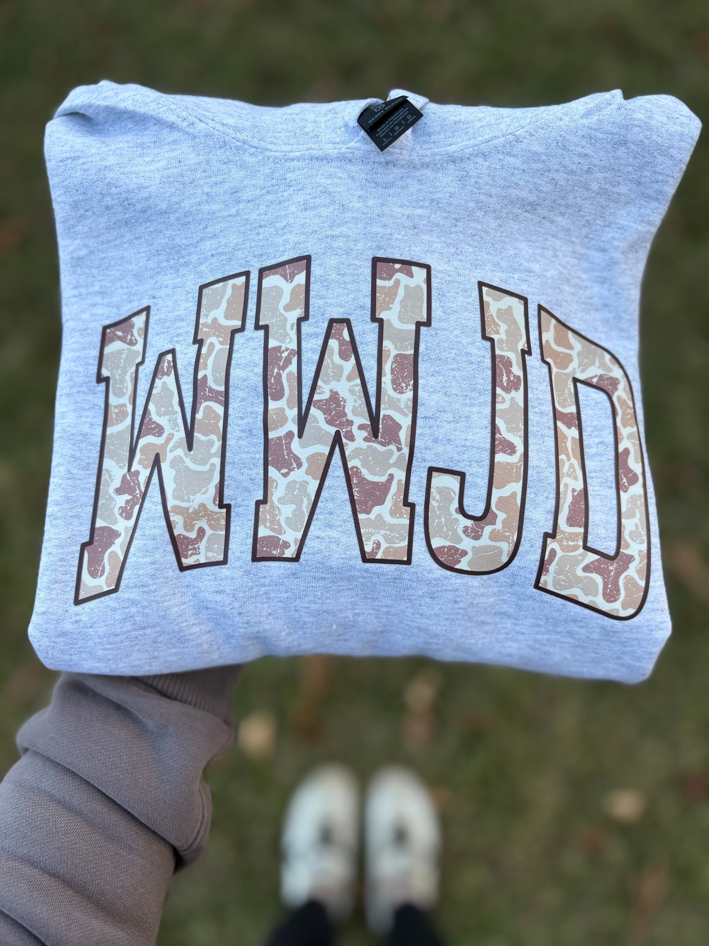 WWJD Camo Hoodie