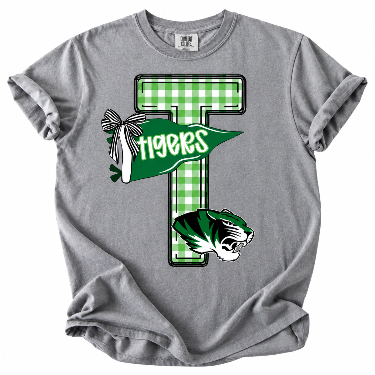 Tushka Gingham Goals Tee