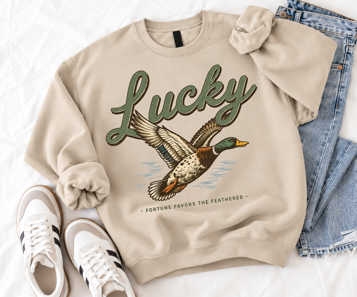 Lucky Duck Sweatshirt or Tee