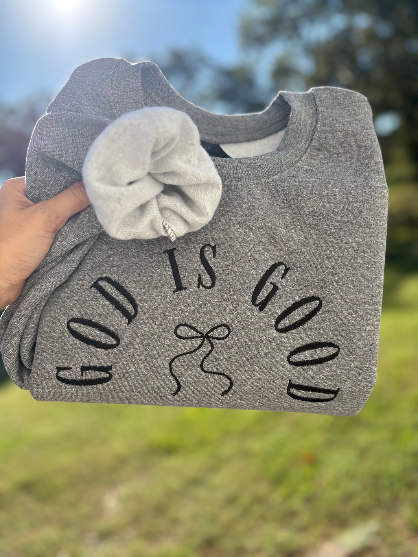 God is Good Crewneck Sweatshirt
