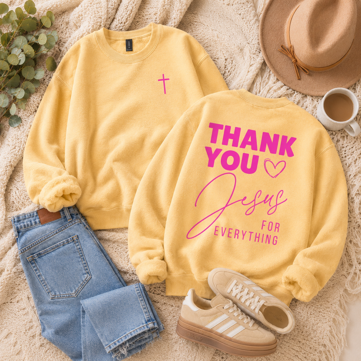 Thank You Jesus for Everything Sweatshirt