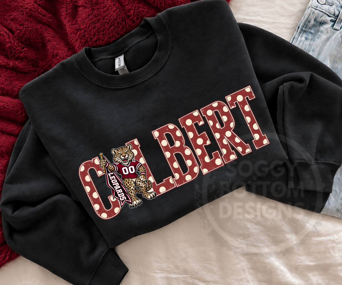 Colbert Leopards Polka Dot Tee or Crewneck