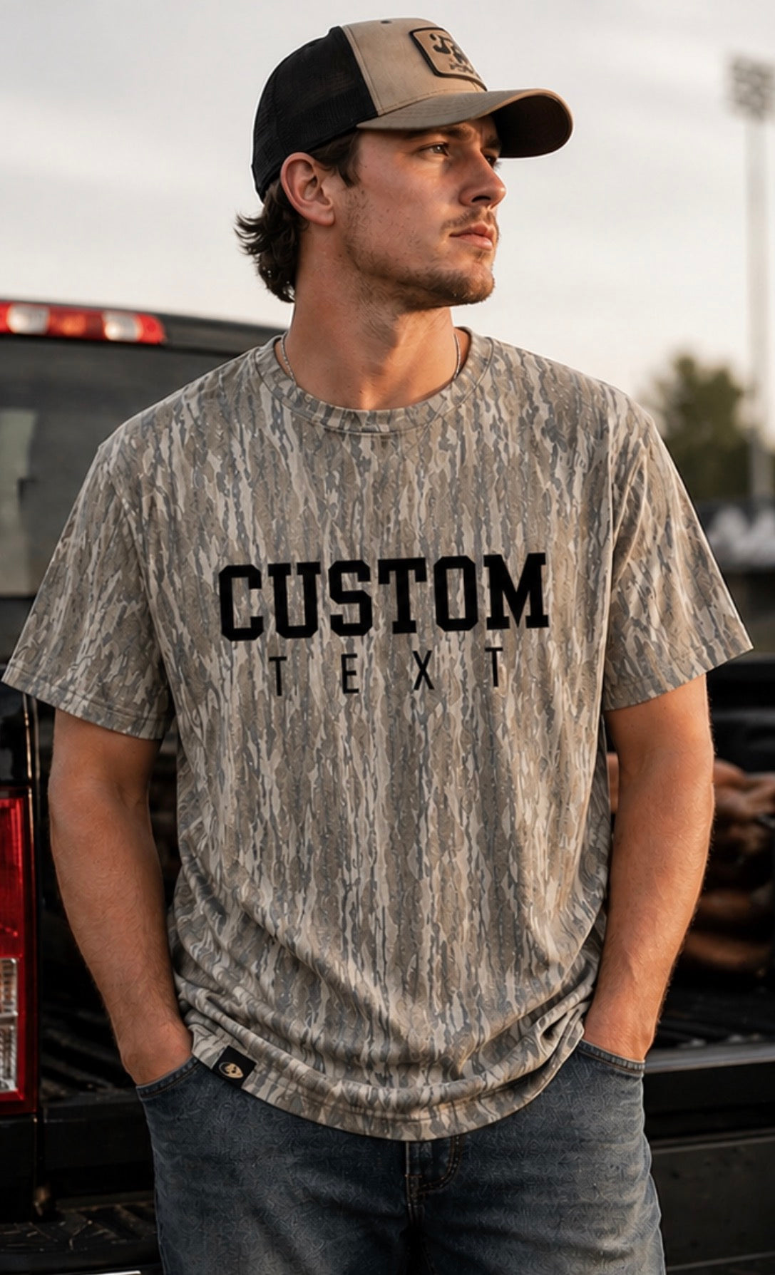 Custom Camo Spirit Tee