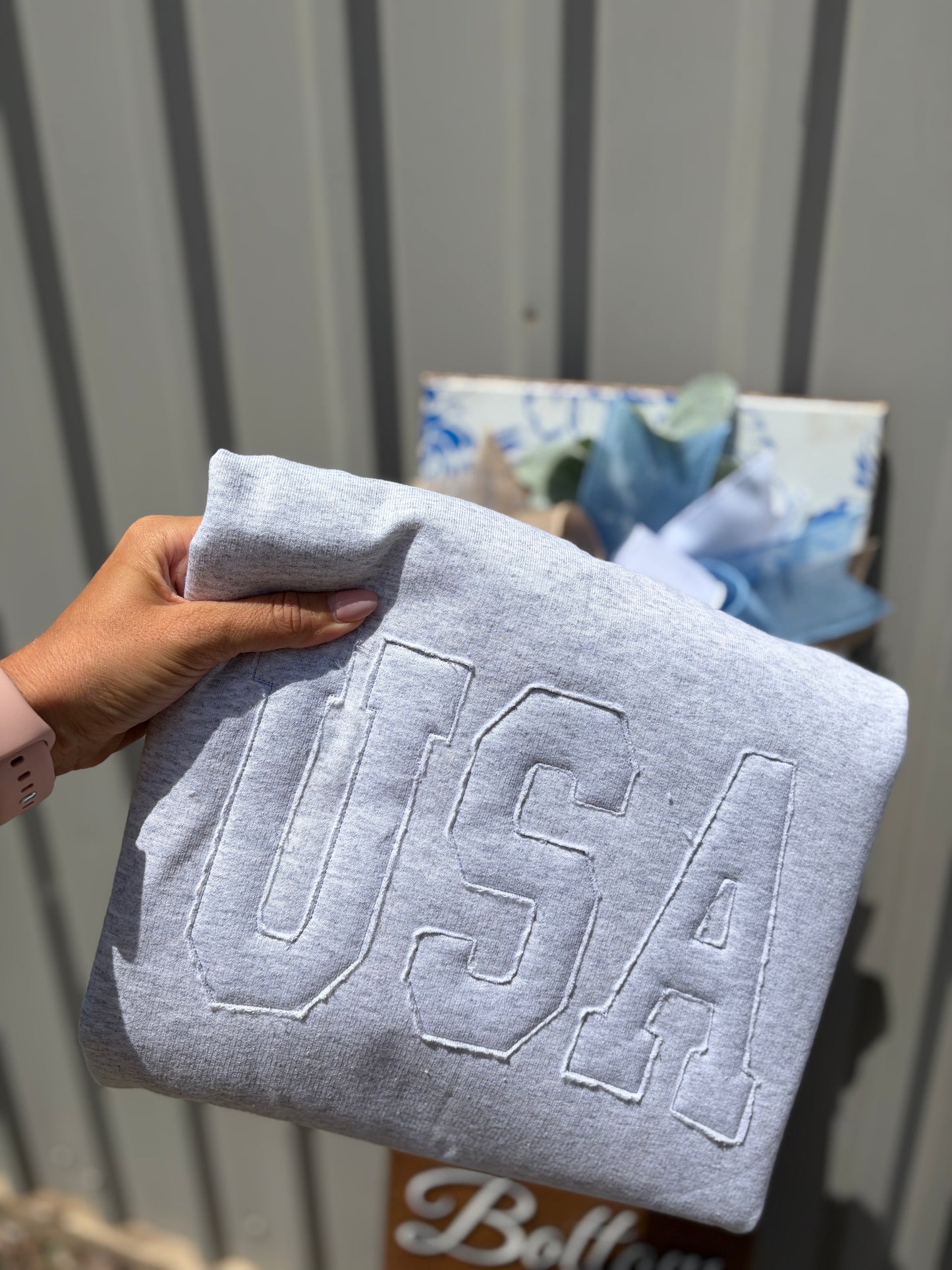 Varsity USA Tonal Appliqué Sweatshirt