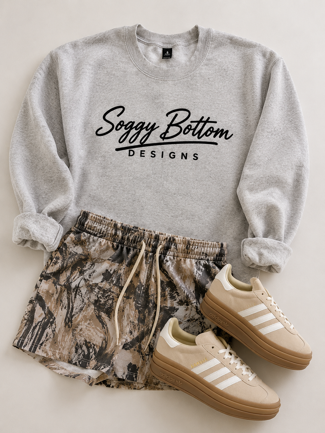 Soggy Bottom Designs Embroidered Sweatshirt