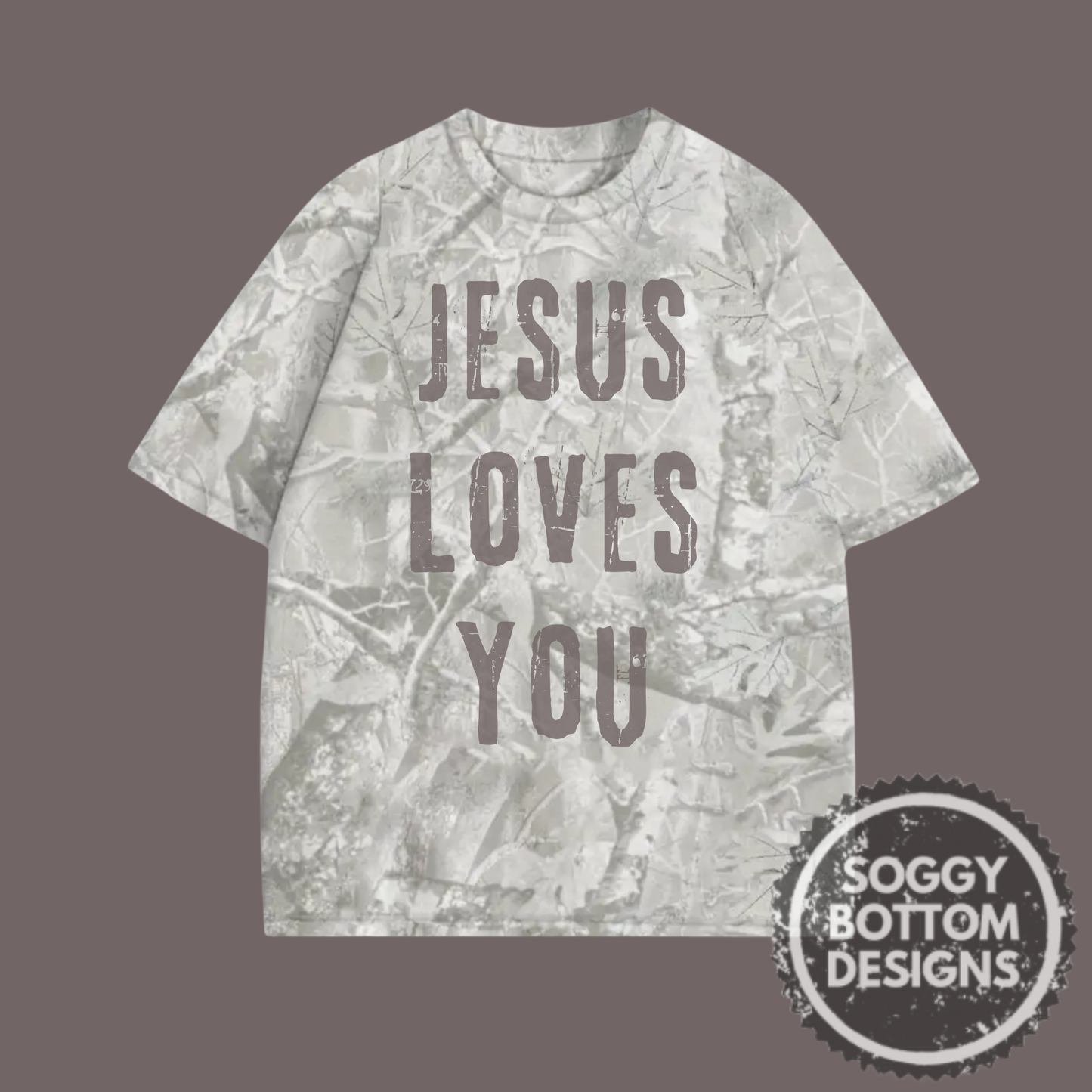 Camo Jesus Loves You