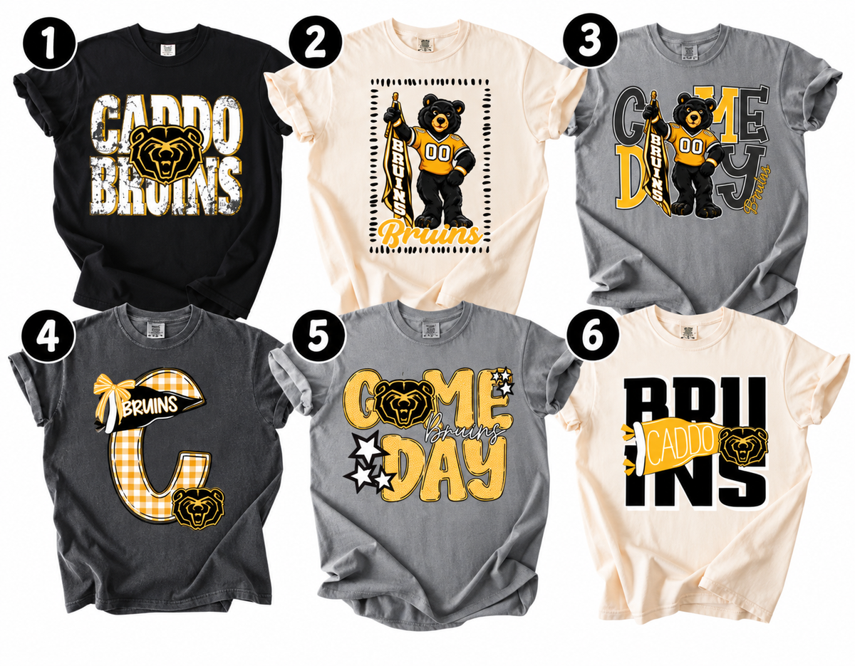 Caddo Bruins Game Day Spirit Tees
