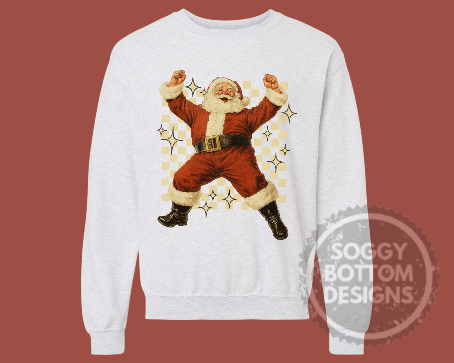 Dancing Santa GILDAN Sweatshirt