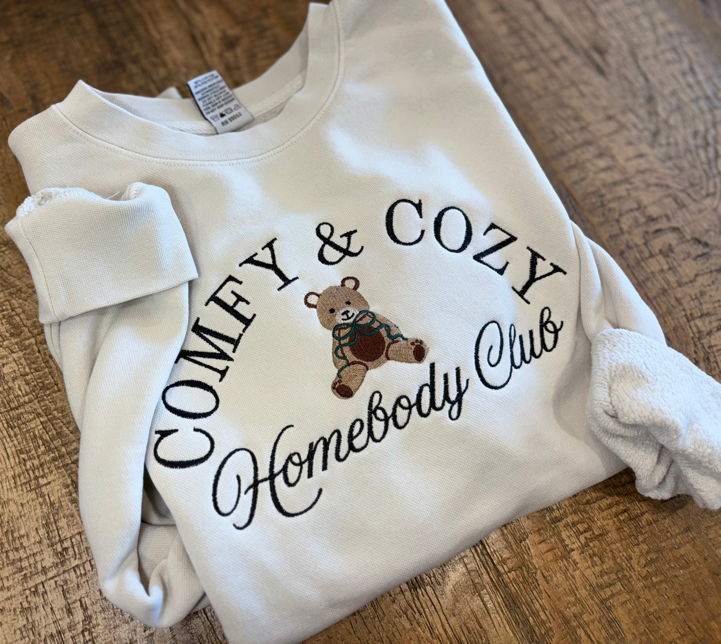 Homebody Club Embroidered Sweatshirt