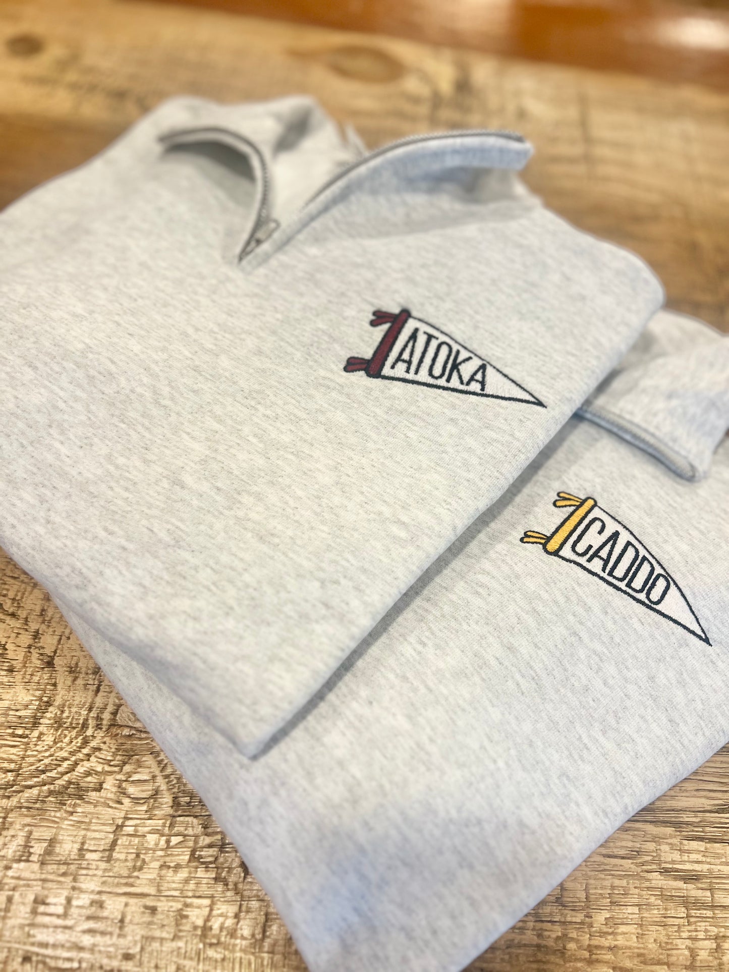 Custom Pennant Quarterzip