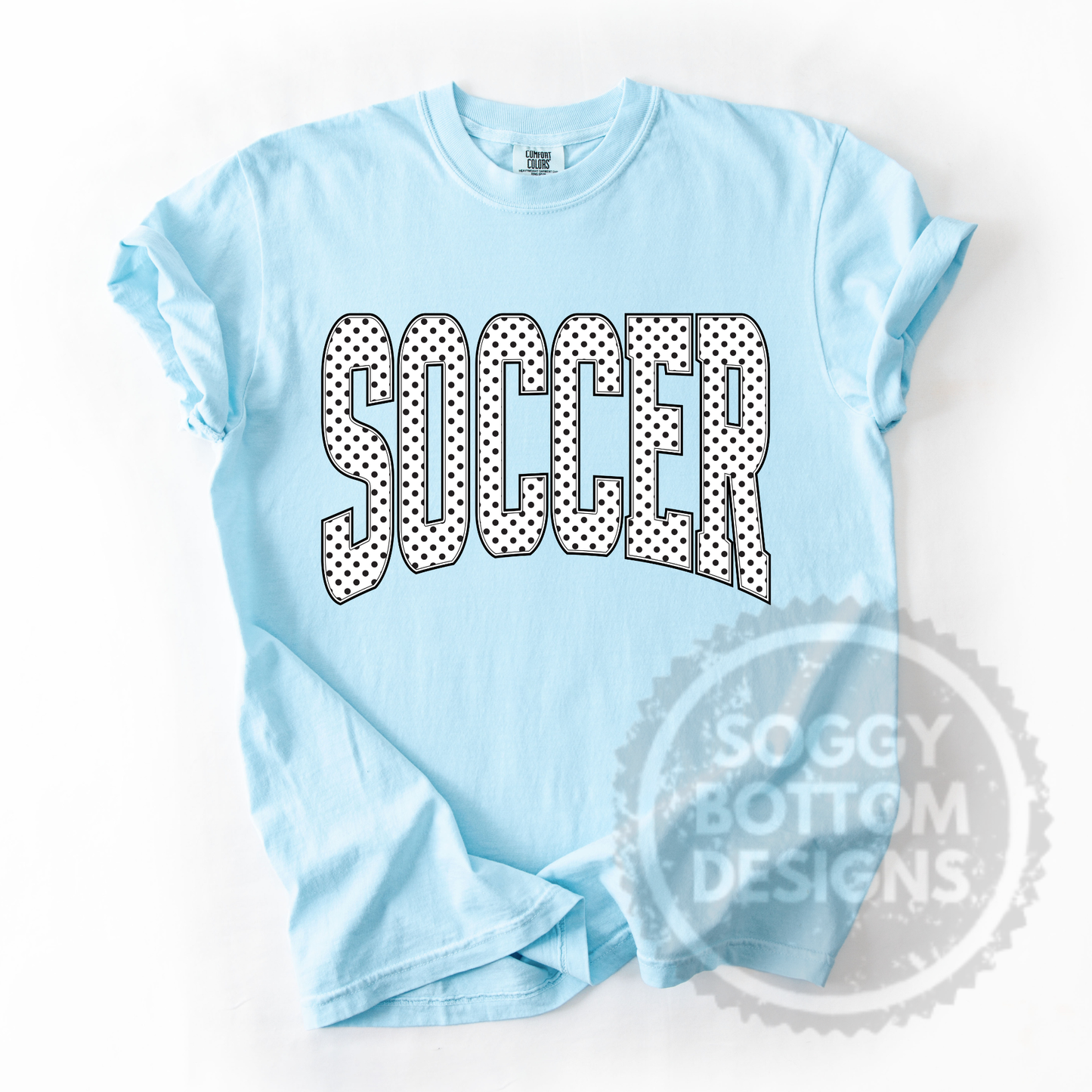 Soccer Polka Dots