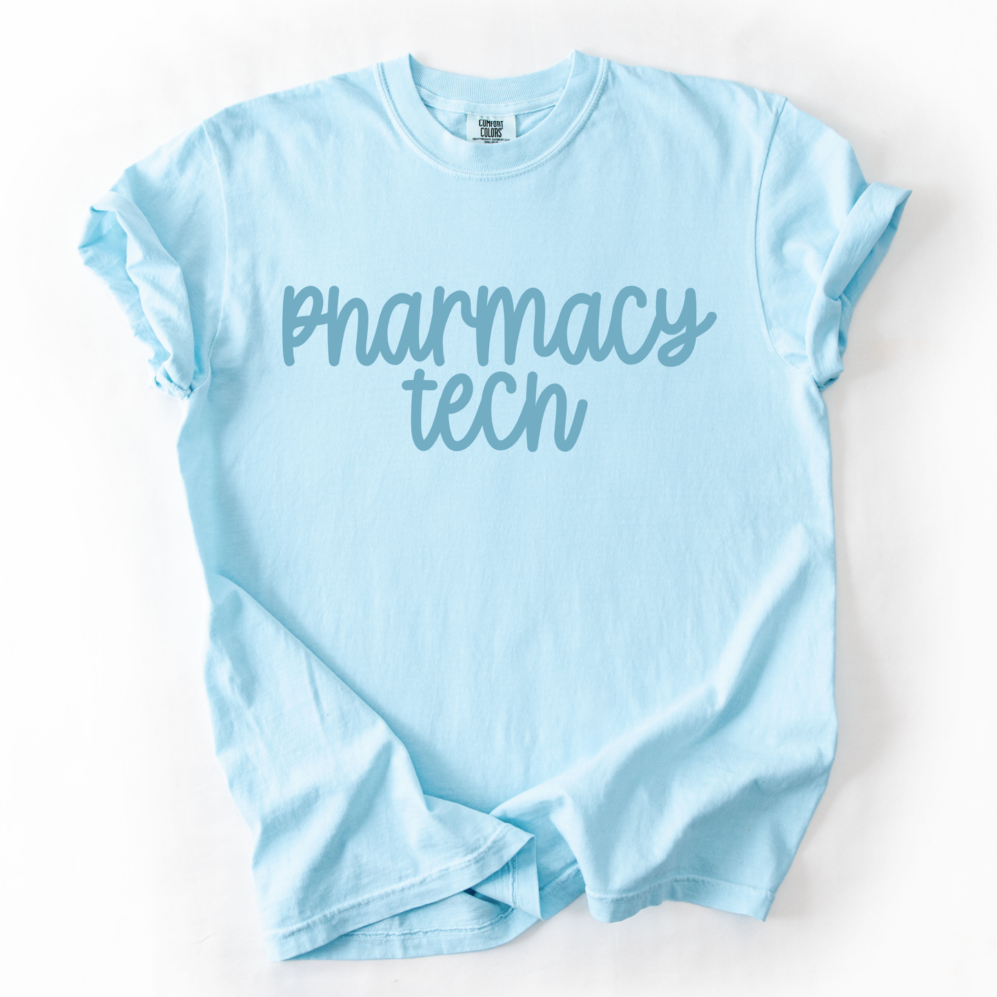 Tone on Tone Custom Text Tee