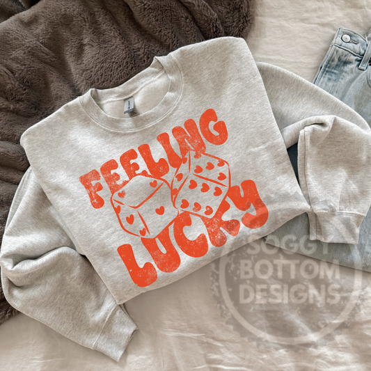 Feeling Lucky Valentine Crewneck
