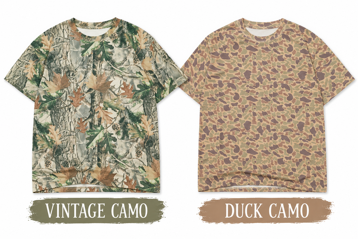 Camo Sequin Varsity Number Tee