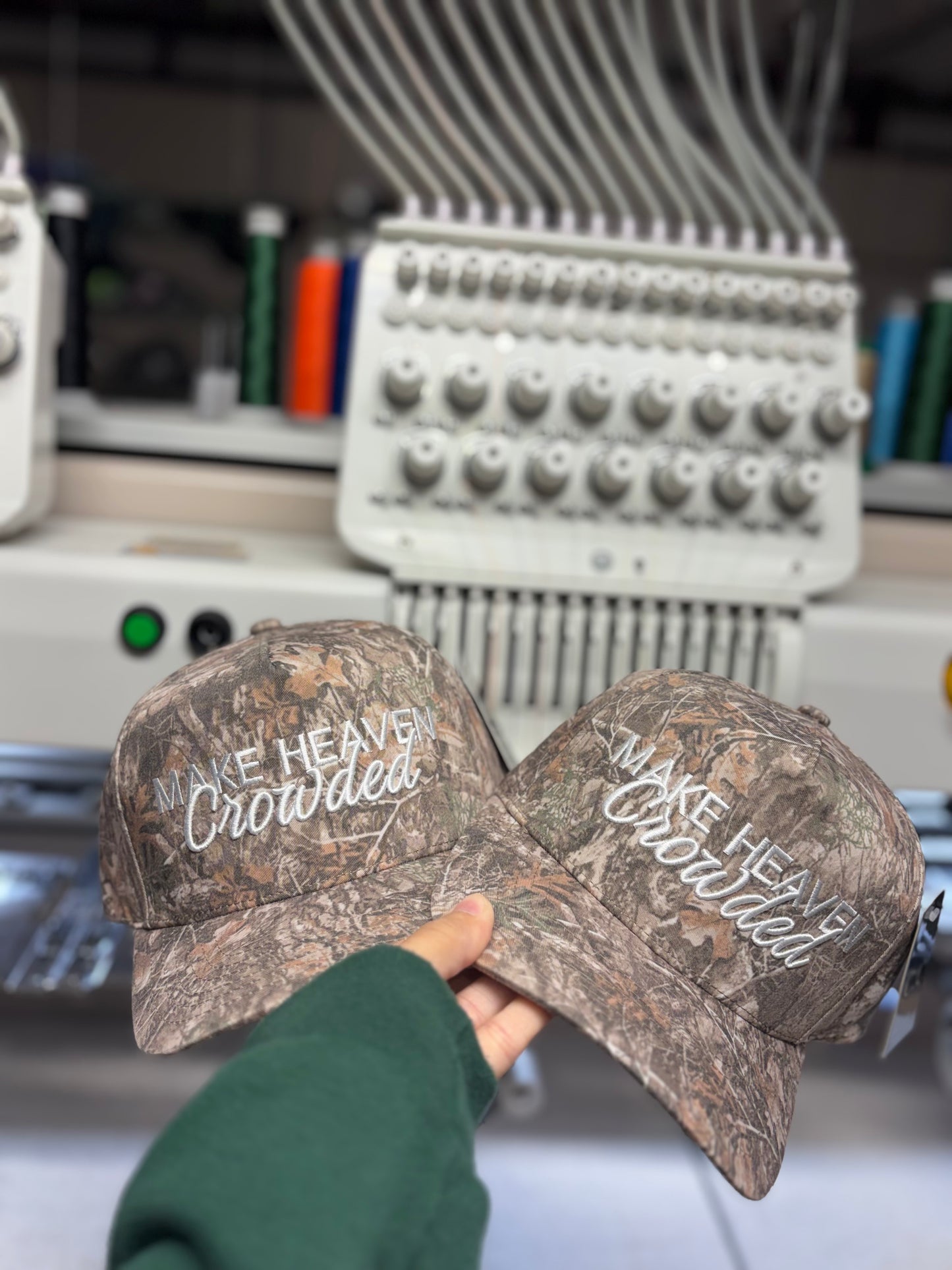 Make Heaven Crowded Camo Hat