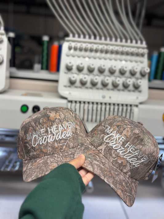 Make Heaven Crowded Camo Hat