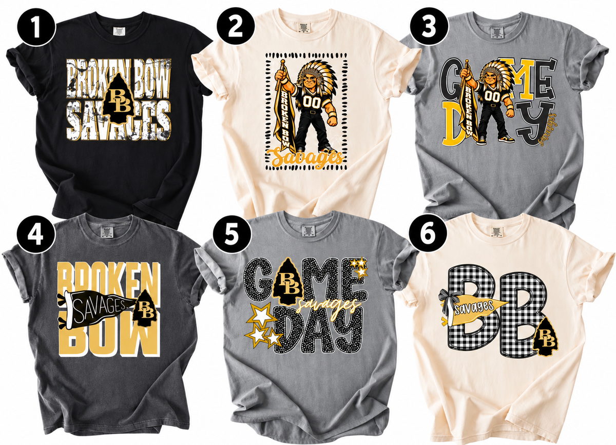 Broken Bow Game Day Spirit Tees