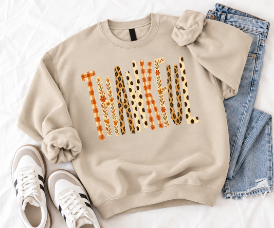 Thankful Playful Crewneck