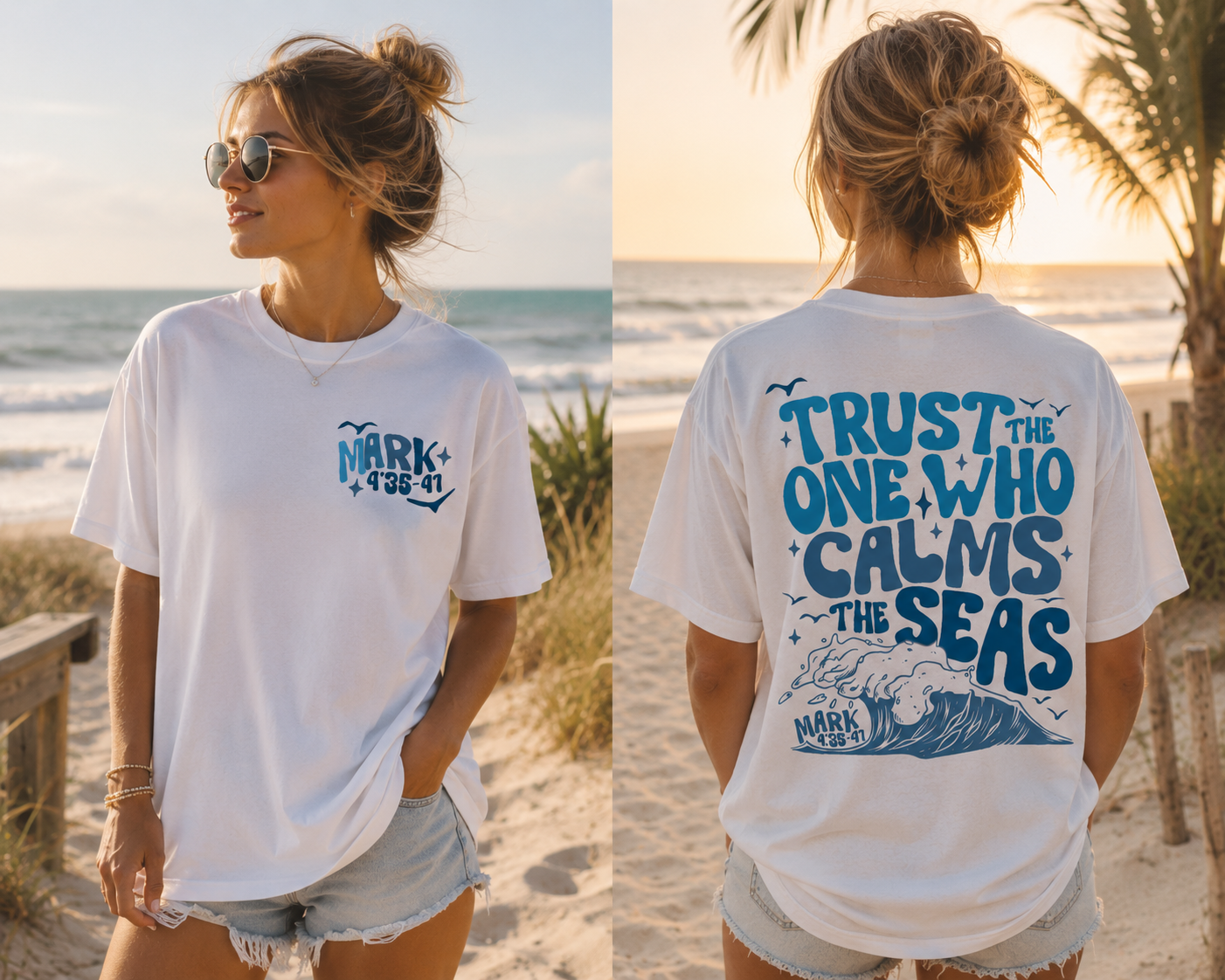 Trust the One Who Calms the Seas Tee