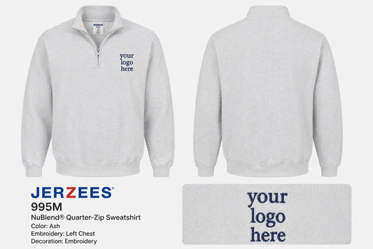 Embroidered Quarter-Zip
