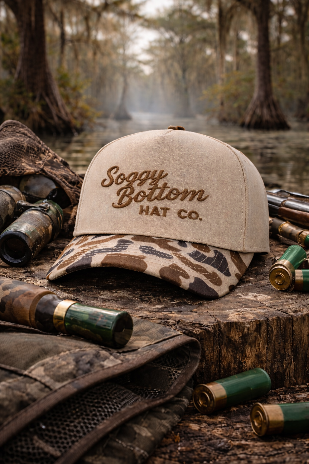 Soggy Bottom Camo Bill Hat