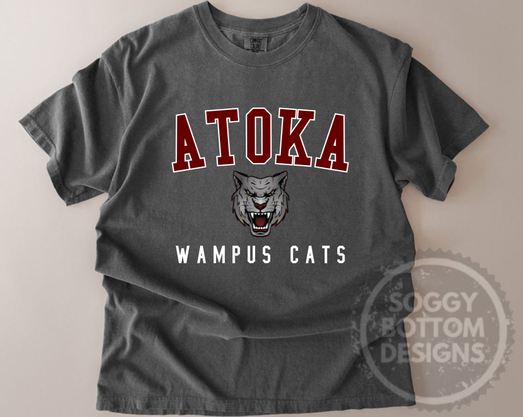 Atoka Wampus Cats Old School Tee