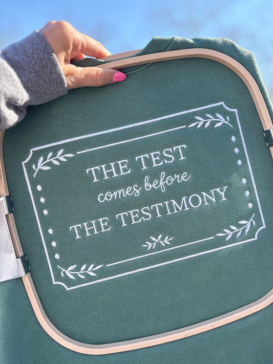 Test Before the Testimony