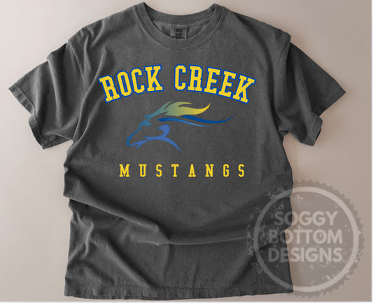 Rock Creek Mustangs Old School Tee
