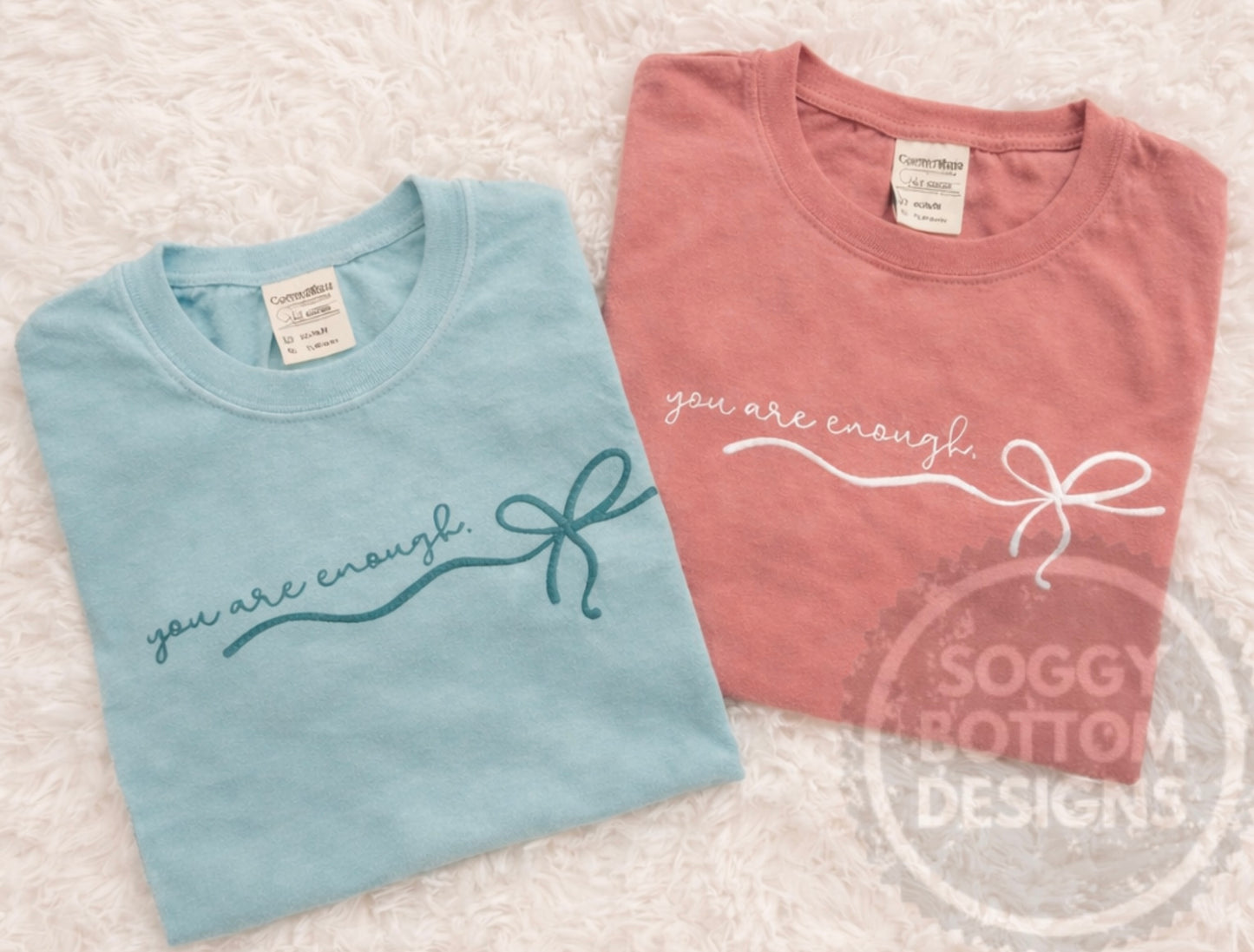 You Are Enough Embroidered Tee