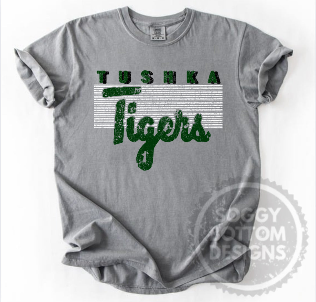 Tushka Tigers Stripe Tee