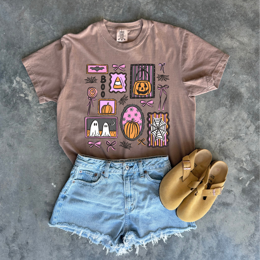 Sweet & Spooky Halloween Frames Tee