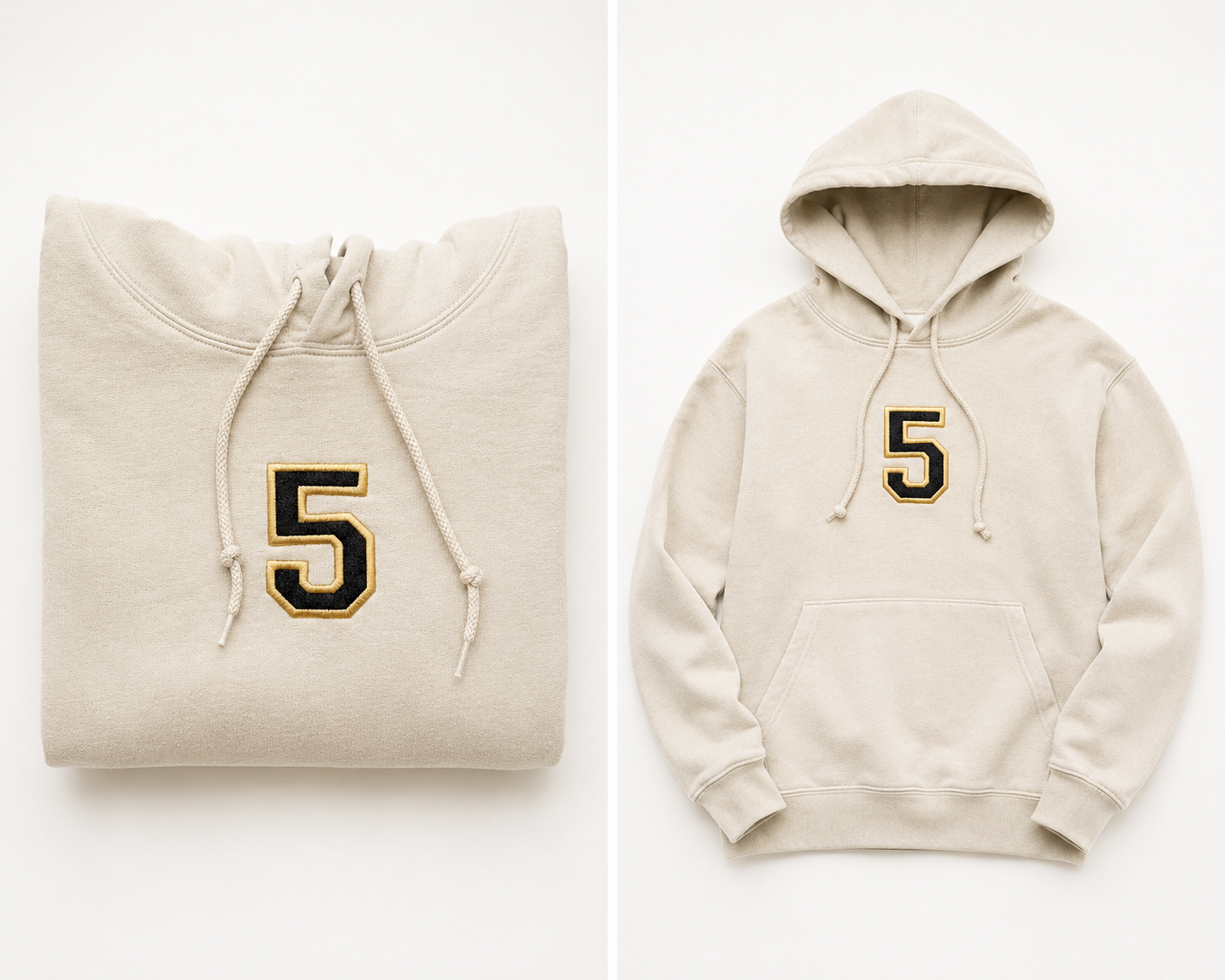 Custom Varsity Number Hoodie