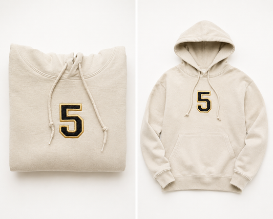 Custom Varsity Number Hoodie