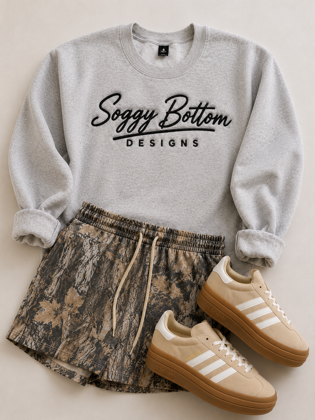 Soggy Bottom Designs Embroidered Sweatshirt