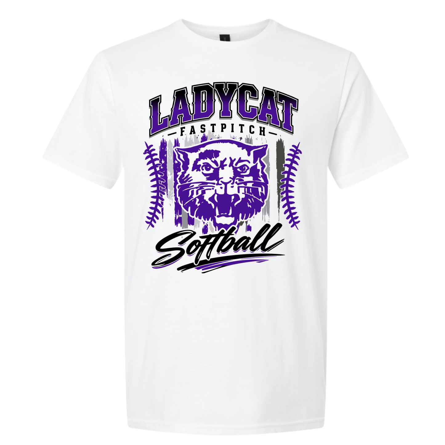 Coalgate Softball White Tee