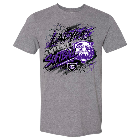 Coalgate Softball Gray Tee