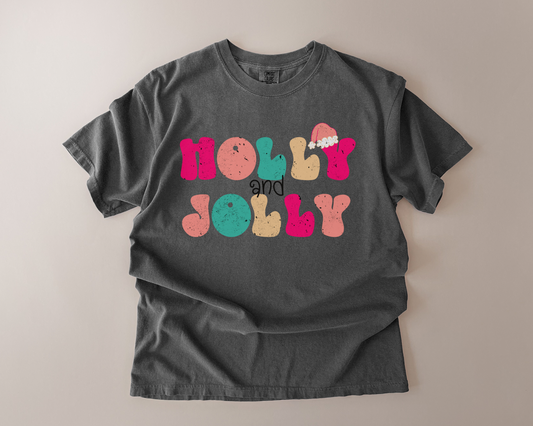 Holly and Jolly Retro Tee
