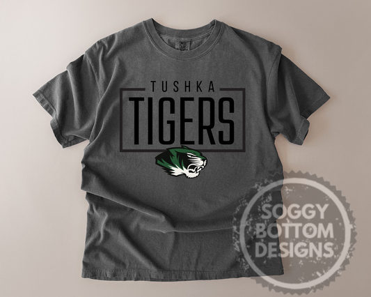 Tushka Tigers Box Logo Tee