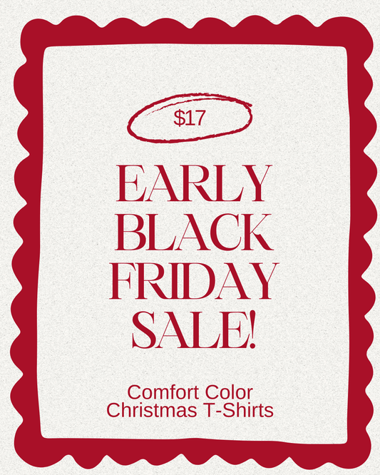 Black Friday Christmas Tee Sale $17!