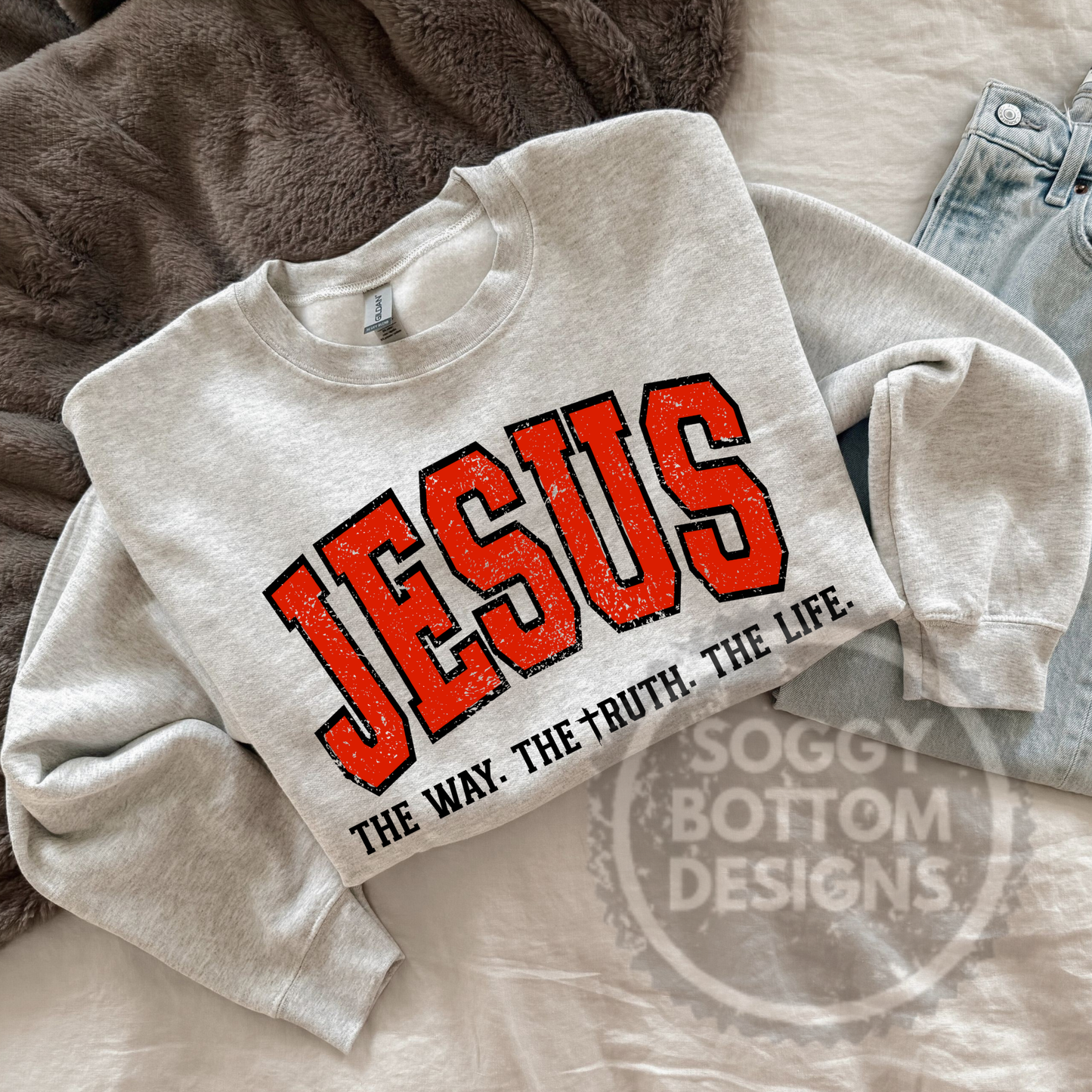 Jesus Varsity Crewneck