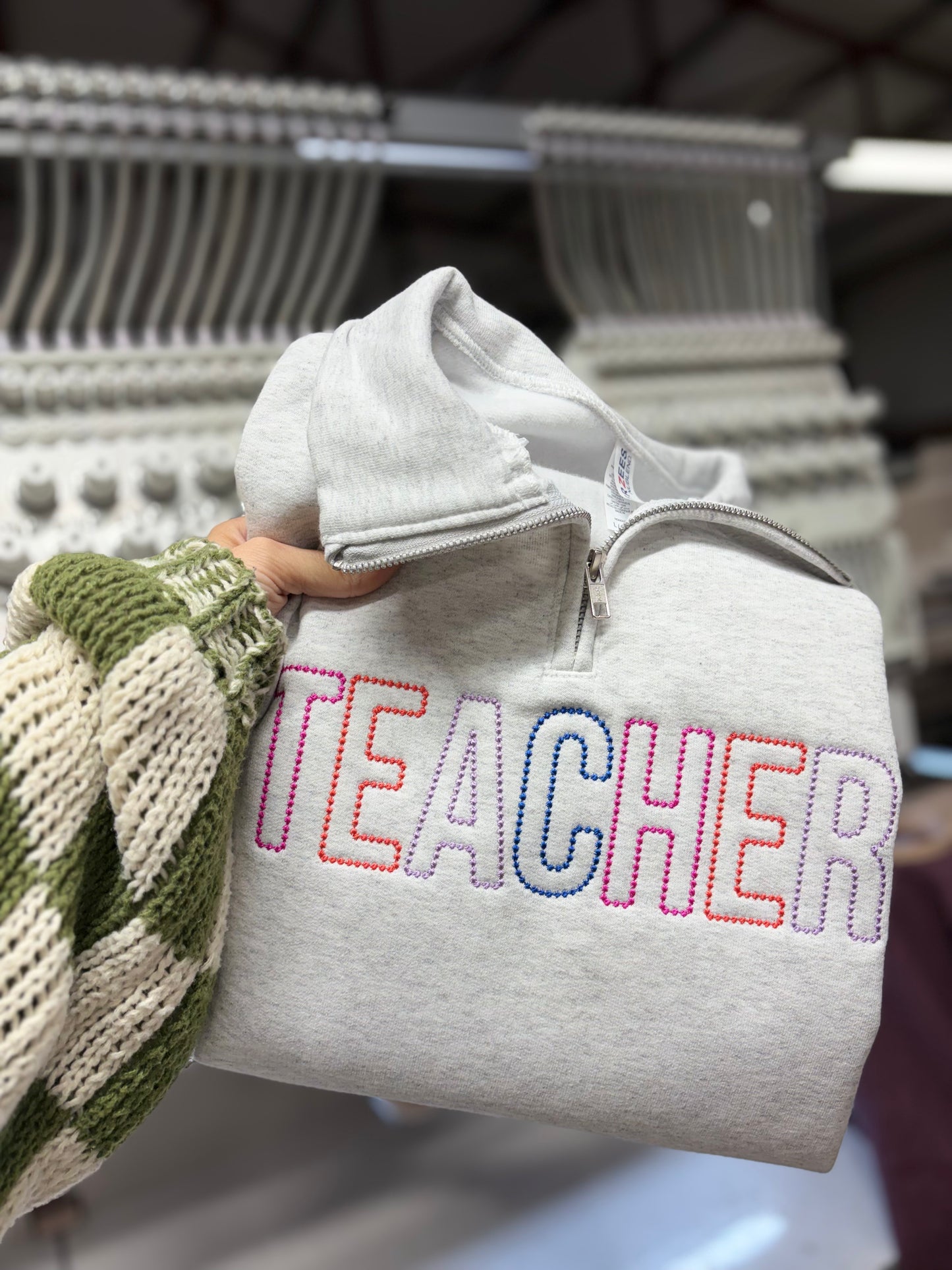 Teacher Quarter-zip Sweatshirt