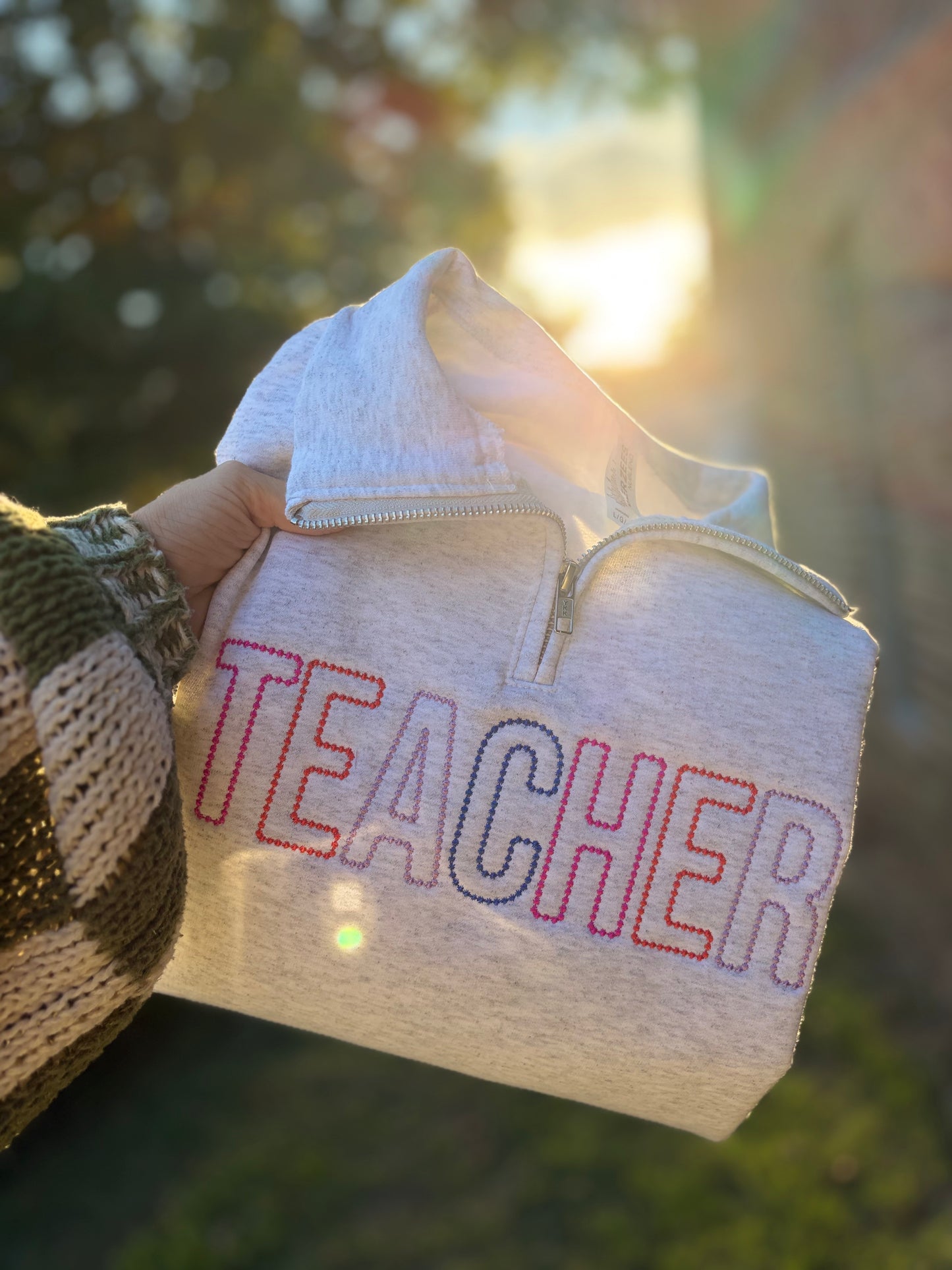 Teacher Quarter-zip Sweatshirt