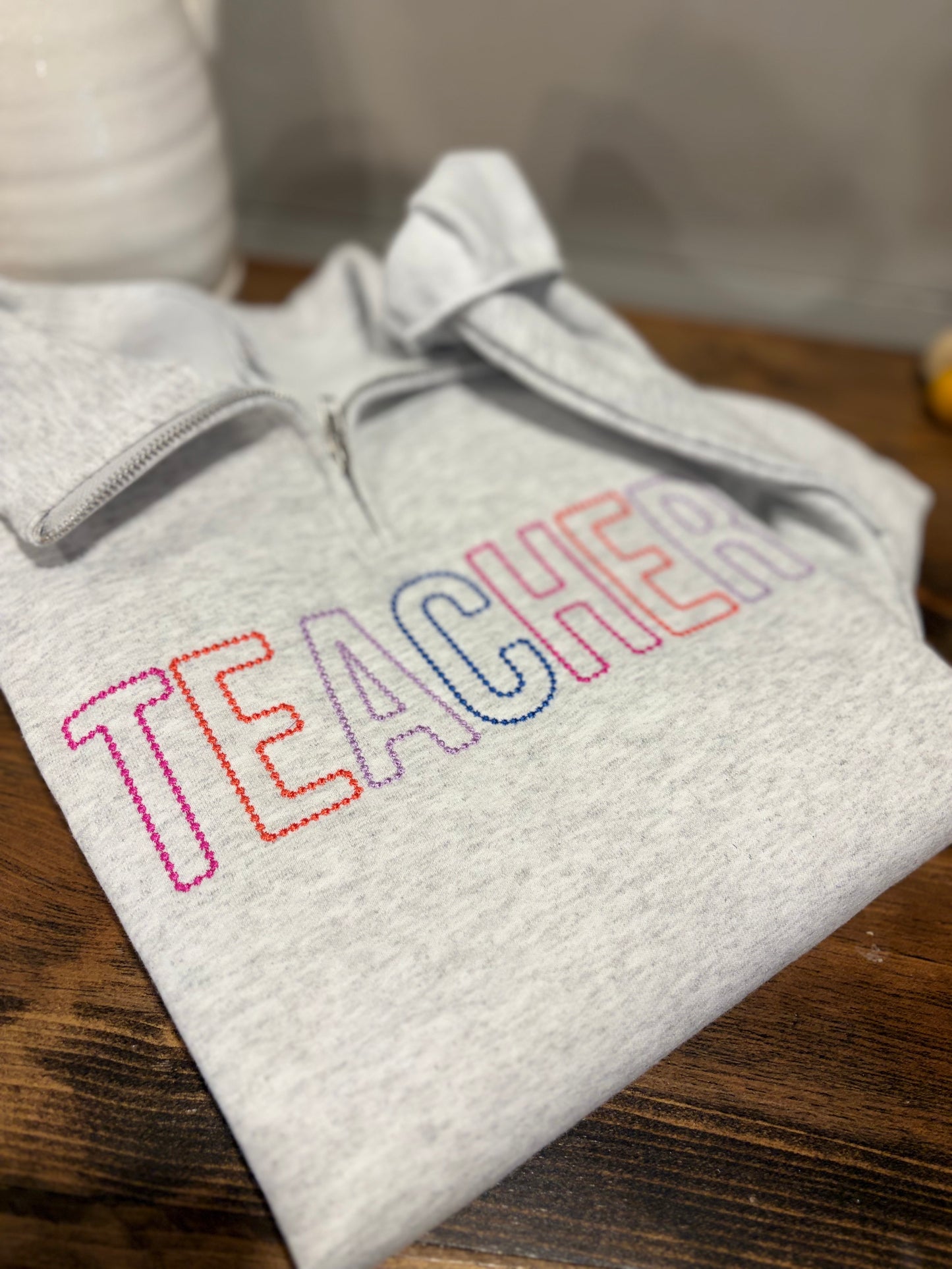 Teacher Quarter-zip Sweatshirt