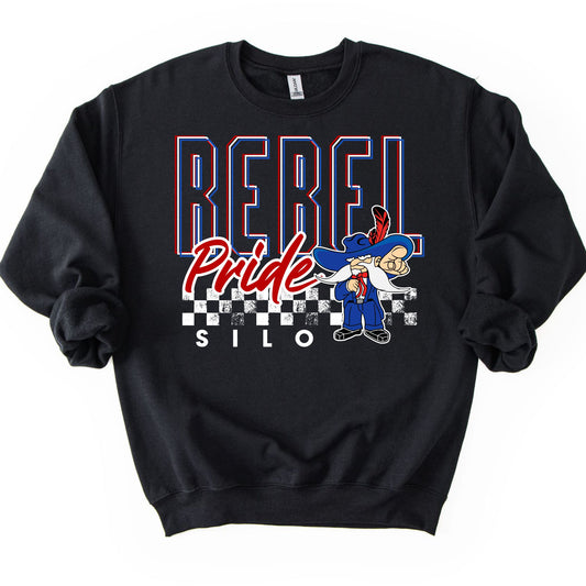 Rebel Pride Retro Spirit Tee and Crewneck