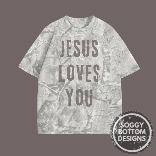 Camo Jesus Loves You