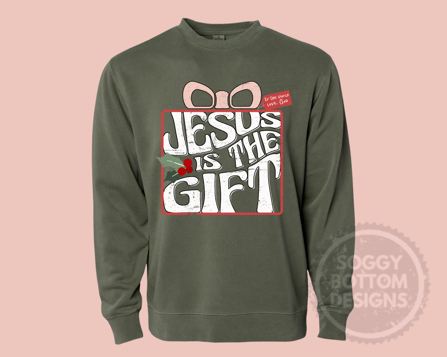 Jesus Is the Gift Christmas Sweatshirt