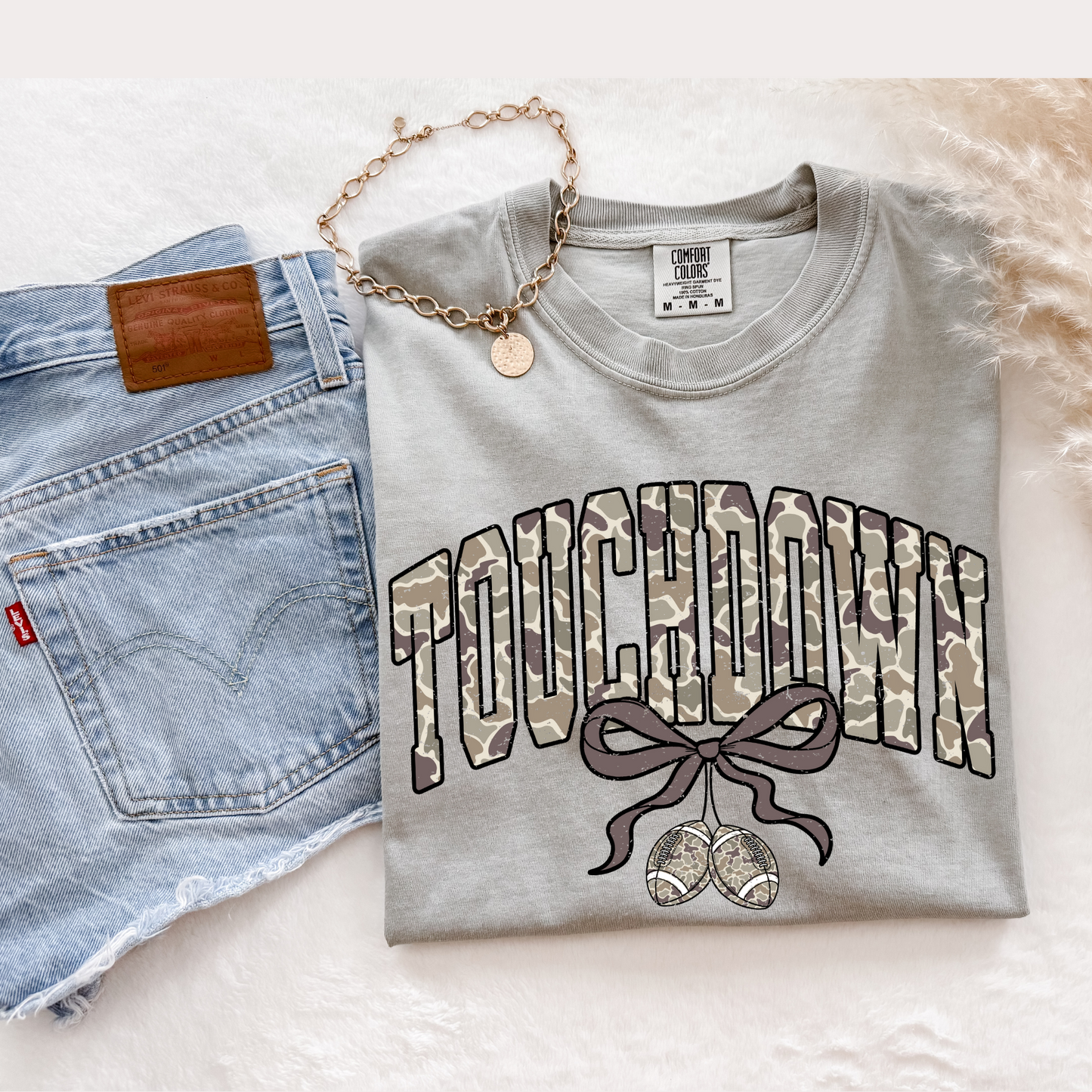 Camo Touchdown Graphic Tee