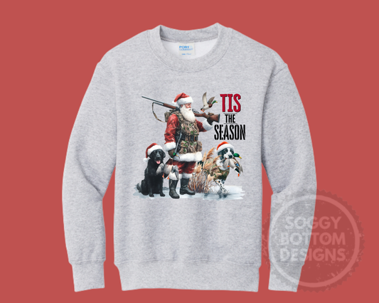 Tis the Season Hunting Santa Sweatshirt