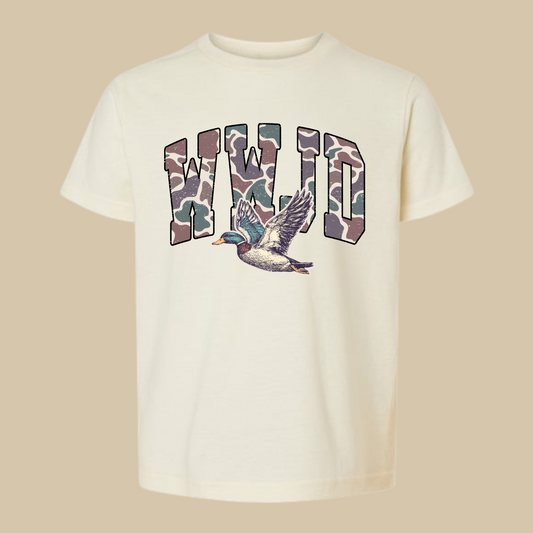 WWJD Camo Duck Graphic Tee